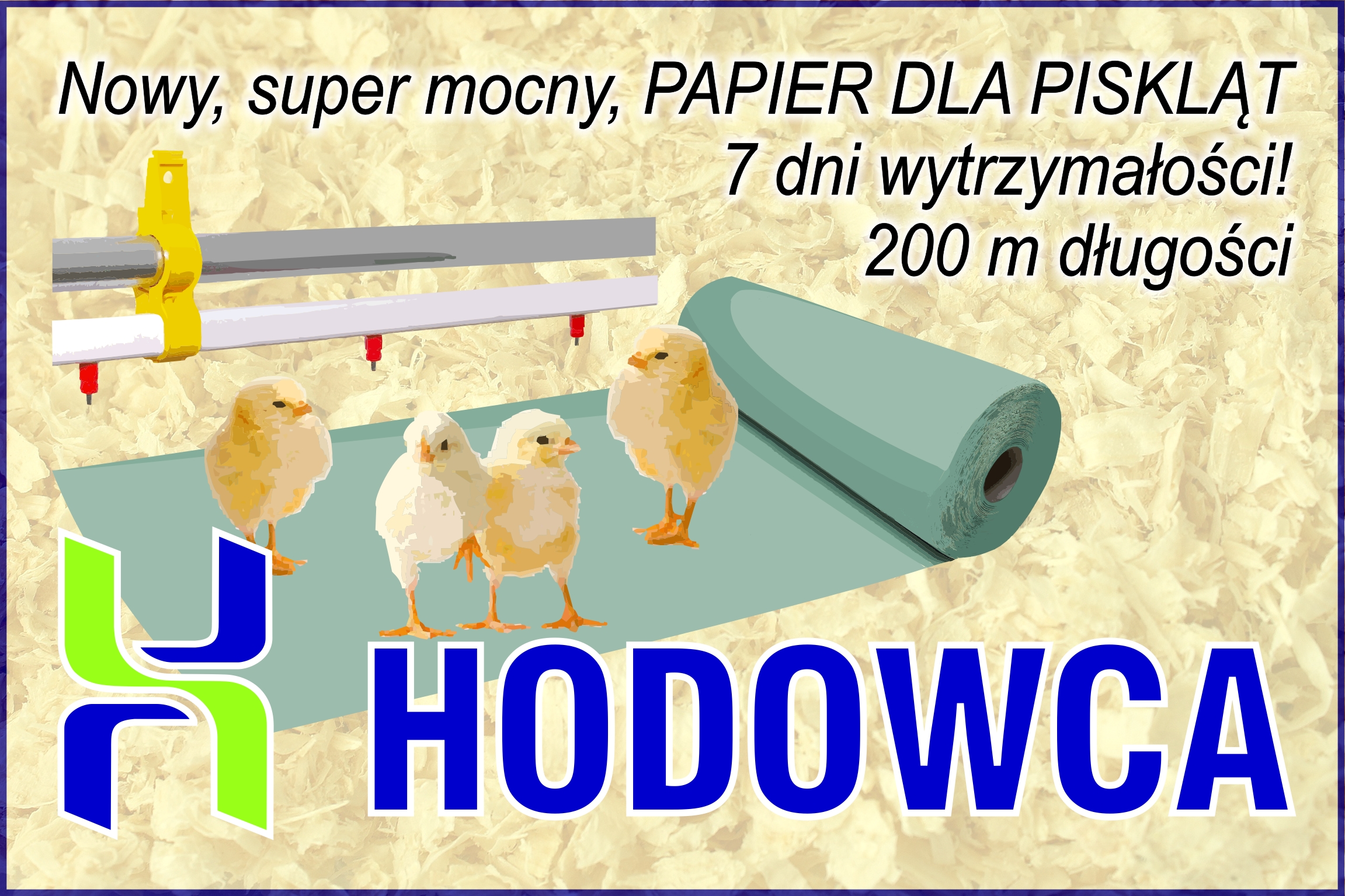  Nowy SUPER MOCNY Papier dla piskląt